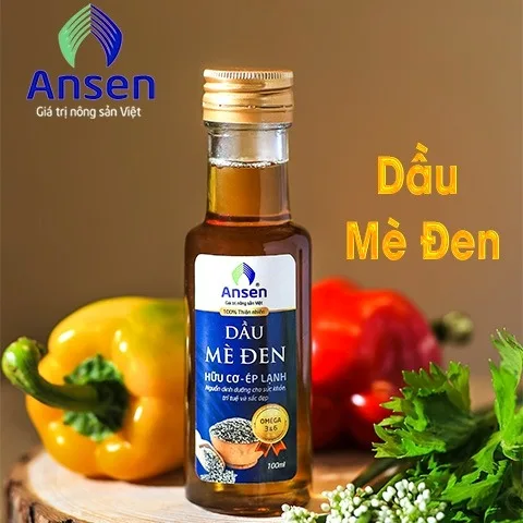 Dầu mè đen ép lạnh nguyên chất