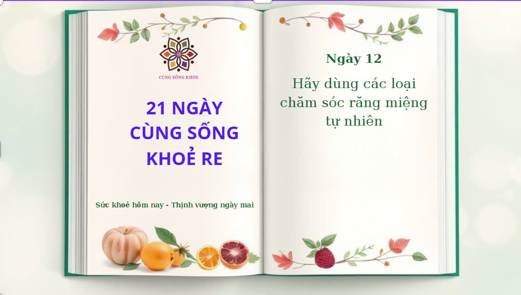 Ngày 12: Hành Trình 21 Ngày Cùng Sống Khoẻ Re