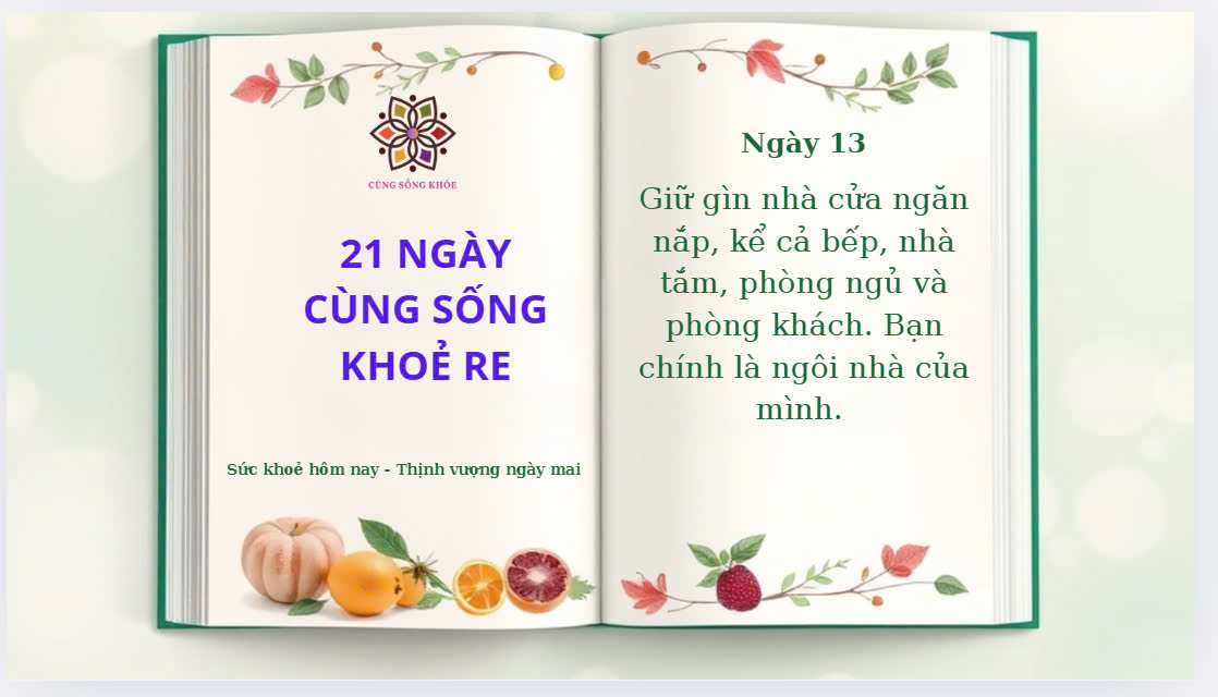 Ngày 13: Hành Trình 21 Ngày Cùng Sống Khoẻ Re