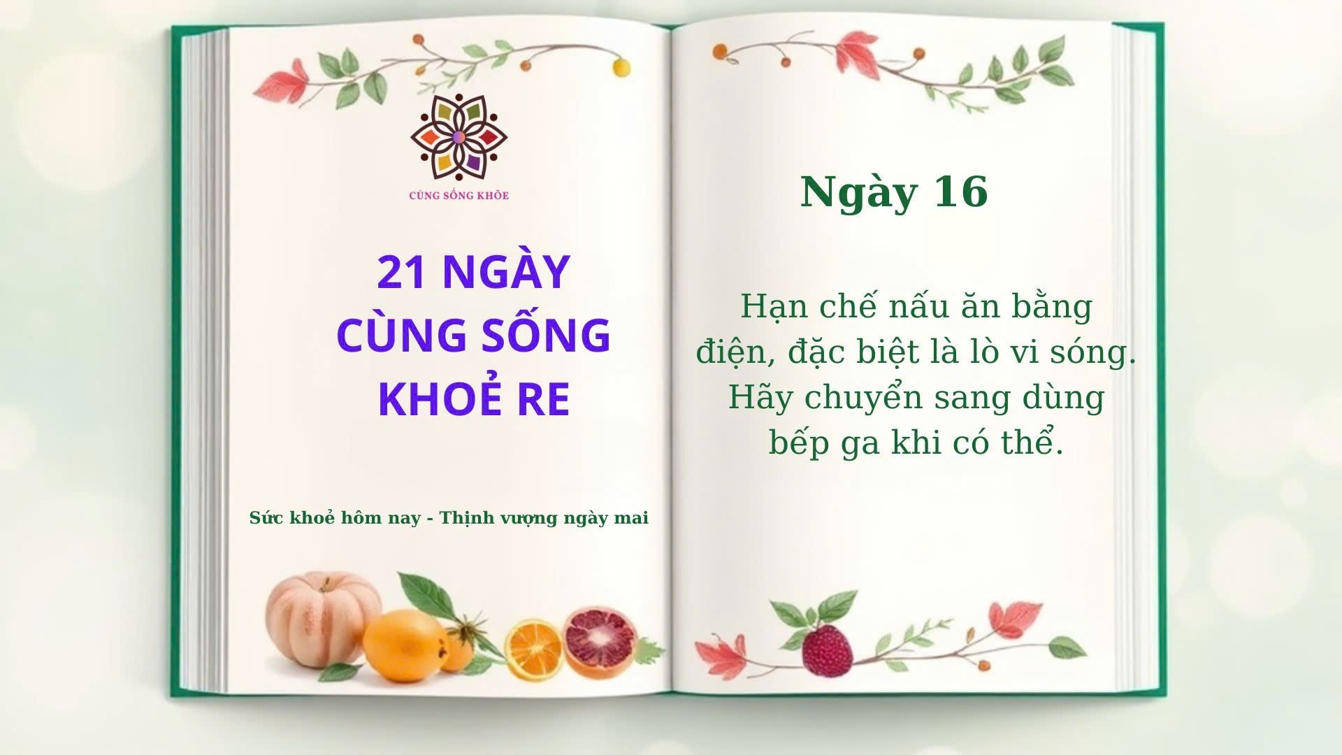 Ngày 16: Hành Trình 21 Ngày Cùng Sống Khoẻ Re Ngày 16: Hành Trình 21 Ngày Cùng Sống Khoẻ Re