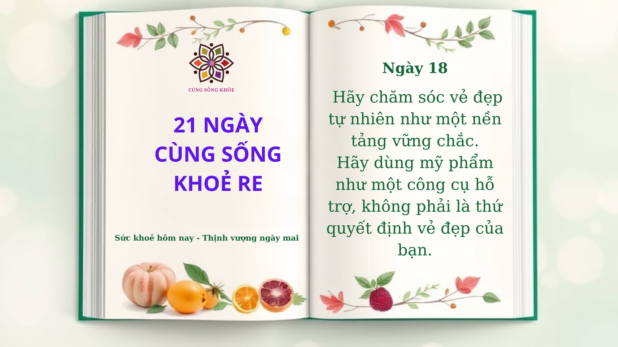 Ngày 18: Hành Trình 21 Ngày Cùng Sống Khoẻ Re