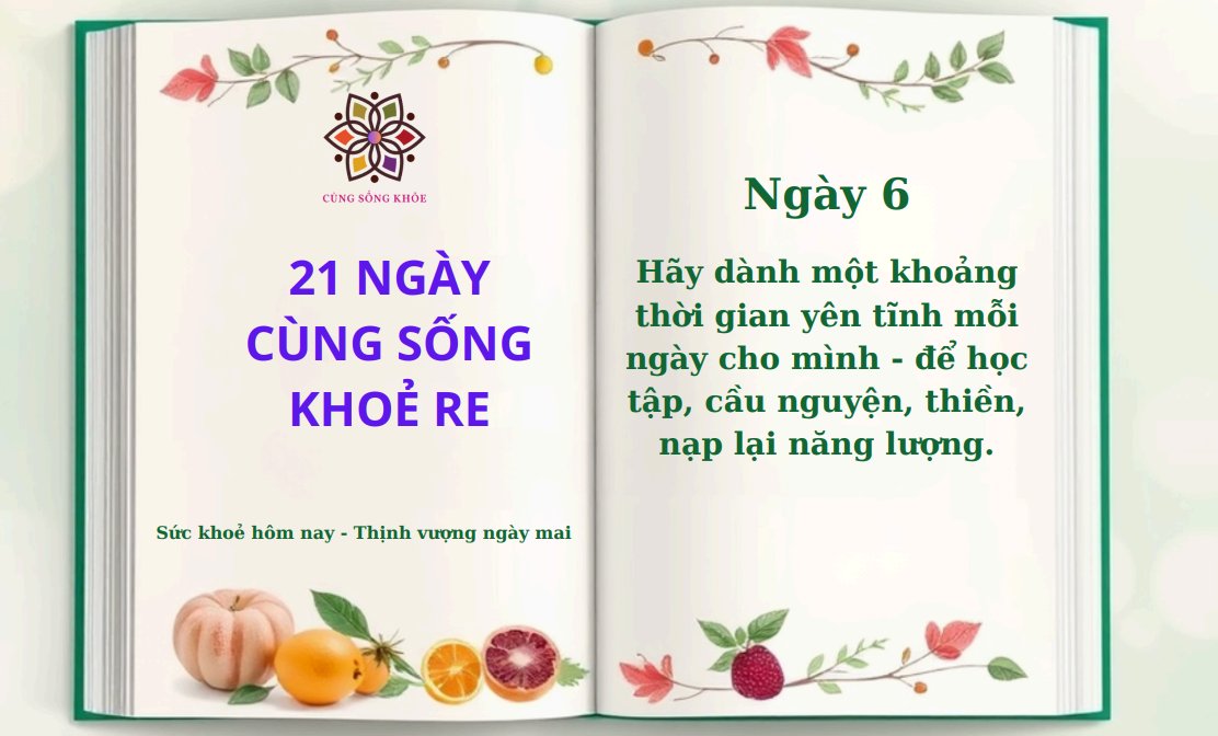 Ngày 6: Hành trình 21 Ngày Cùng Sống Khoẻ Re