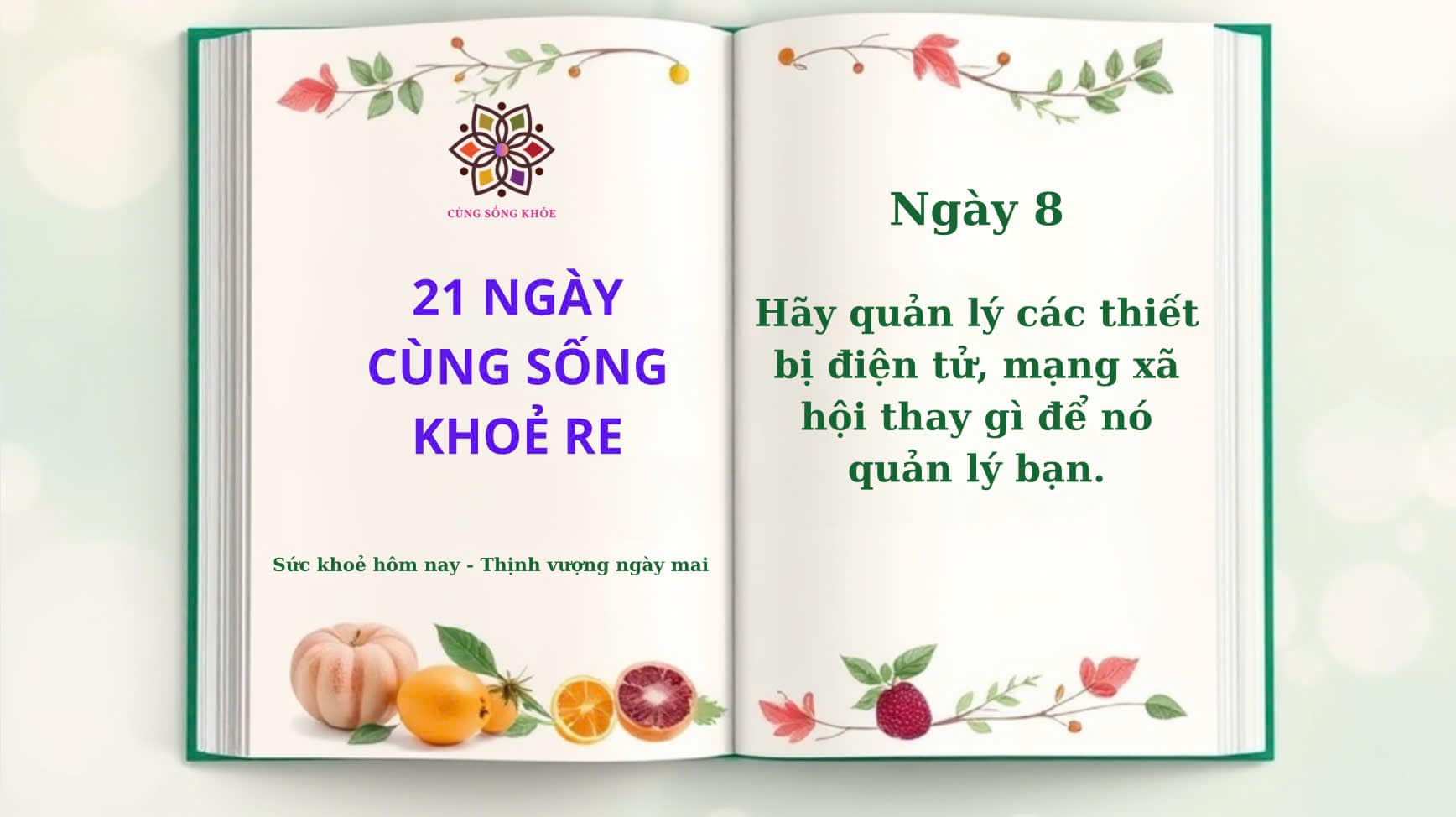 Ngày 8: Hành trình 21 Ngày Cùng Sống Khoẻ Re Ngày 8: Hành trình 21 Ngày Cùng Sống Khoẻ Re
